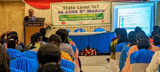 State level TOT to ASHA workers